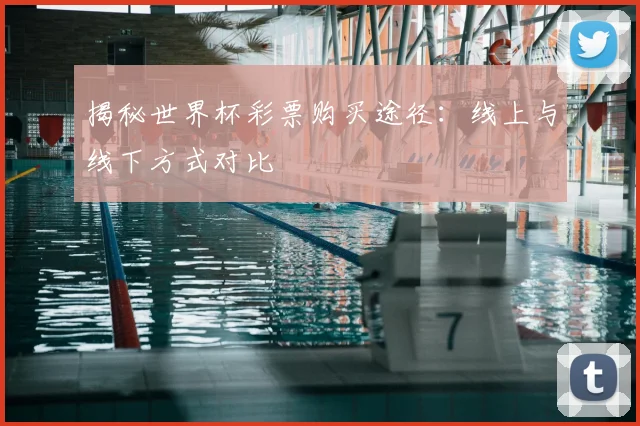 揭秘世界杯彩票购买途径:线上与线下方式对比